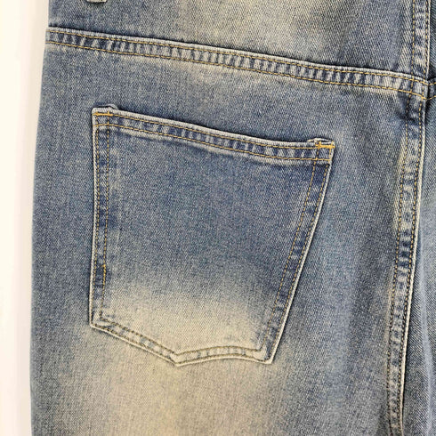Otte フェード加工ラインストーンバギーデニム メンズ