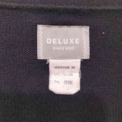 デラックス DELUXE フロントポケット コットン ニット カーディガン メンズ JPN:M
