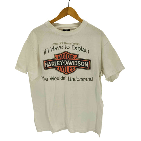 ハーレーダビッドソン HARLEY-DAVIDSON 90s USA製 両面プリント クルーネックTシャツ メンズ JPN:M
