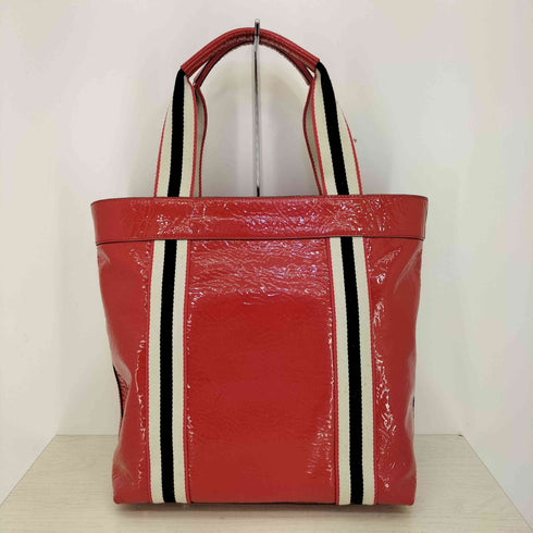 アニヤハインドマーチ ANYA HINDMARCH ロゴプレート エナメル トートバッグ レディース