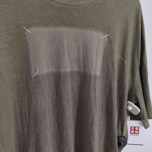 メゾンマルジェラ Maison Margiela 20SS 4ステッチ オーバーサイズ クルーネック 半袖 Tシャツ メンズ EUR:44