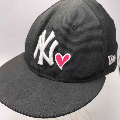 ニューエラ NEW ERA 59FIFTY ベースボールチームロゴ ハート ロゴ刺繍 BROOKLYN つば裏 刺繍 6パネル ベースボール キャップ メンズ 7 1/2