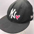 ニューエラ NEW ERA 59FIFTY ベースボールチームロゴ ハート ロゴ刺繍 BROOKLYN つば裏 刺繍 6パネル ベースボール キャップ メンズ 7 1/2