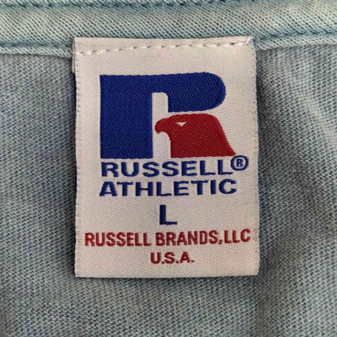ラッセルアスレチック RUSSELL ATHLETIC 90-00s USA製 ブランク ポケット Tシャツ ボックスシルエット メンズ import:L