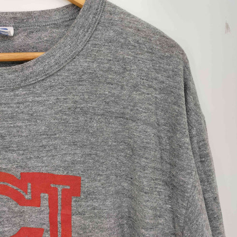 ラッセルアスレチック RUSSELL ATHLETIC 80-90s USA製 企業プリント Tシャツ 袖&裾シングルステッチ メンズ import:XXL