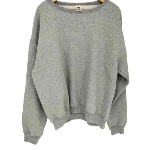 フルーツオブザルーム FRUIT OF THE LOOM SUPER COTTON裏起毛スウェット メンズ import:L