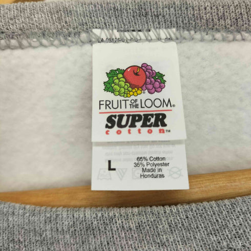 フルーツオブザルーム FRUIT OF THE LOOM SUPER COTTON裏起毛スウェット メンズ import:L