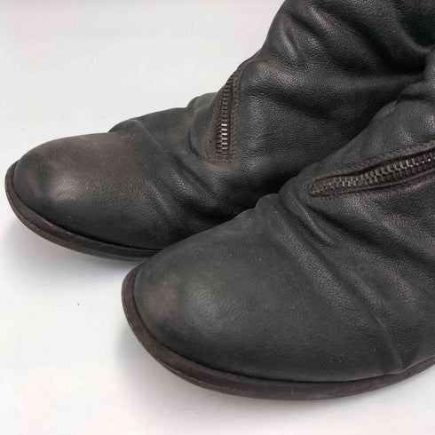 ヨウジヤマモト Yohji Yamamoto CHEREVICHKIOTVICHKI Zip Design Leather Boots ジップデザイン レザー ブーツ メンズ 44