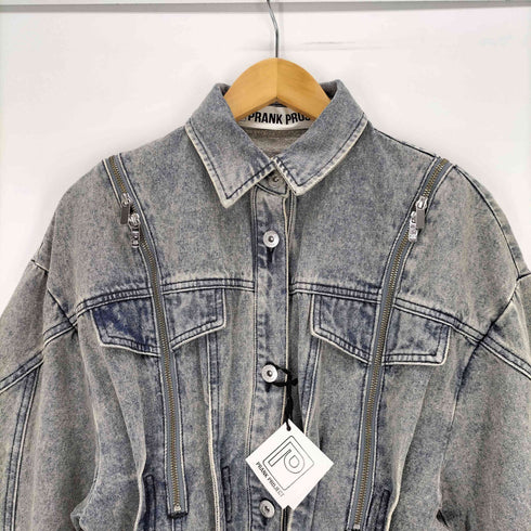 プランクプロジェクト PRANK PROJECT Zip Denim Shirt Blouson ジップデニムシャツブルゾン レディース FREE