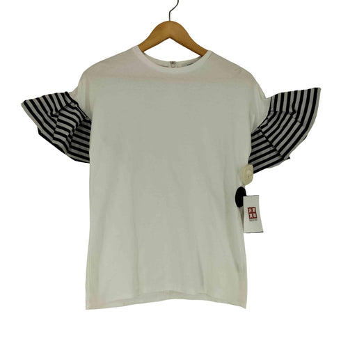 ボーダーズアットバルコニー borders at balcony RUFFLED TEE レディース JPN:36