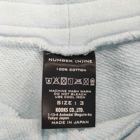 N NUMBER 00s ハートワッペン スウェットショーツ メンズ JPN:3
