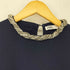 ザラ ZARA PLAIN KNIT TOP WITH BEADED NECK レディース import:S
