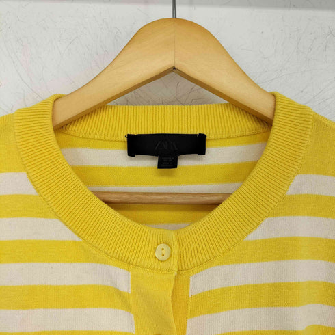 ザラ ZARA ボーダー カーディガン レディース import:M