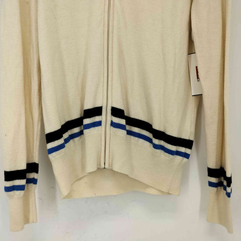 スリクソン SRIXON カシミヤ混 ロゴ刺繍ジップアップセーター メンズ JPN:M