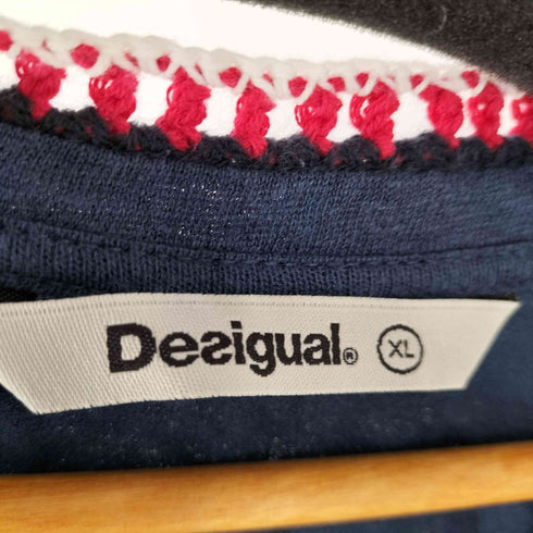 デシグアル Desigual 刺繍デザイントップス レディース import:XL