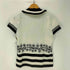 デシグアル Desigual フラワーデザイン ニットポロシャツ レディース import:XL