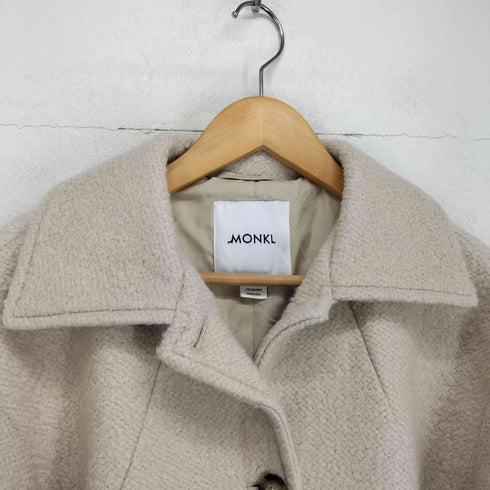 monkl シャギーステンカラーコート レディース import:S