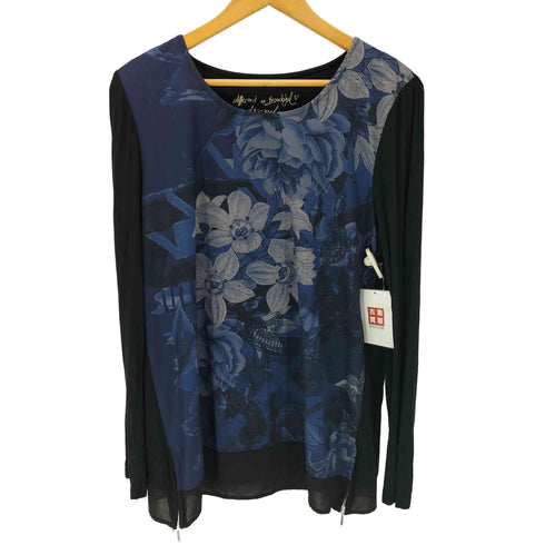 デシグアル Desigual TS MARINO フラワープリントカットソー メンズ import:XL