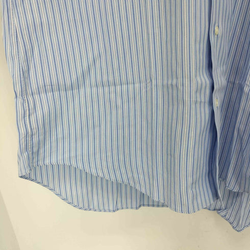 ランバンコレクション LANVIN COLLECTION ストライプBDシャツ メンズ 43-84