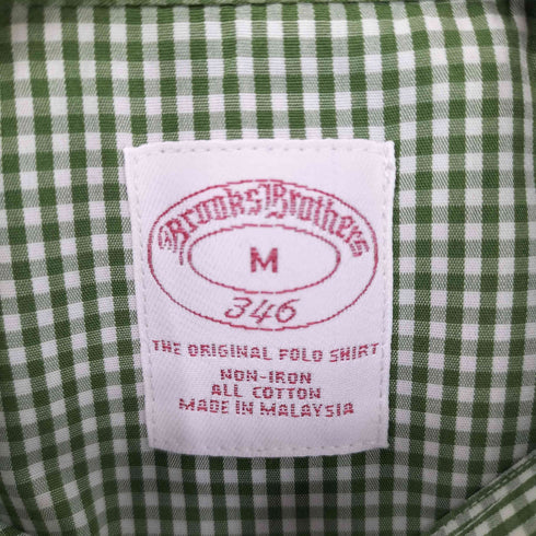 ブルックスブラザーズ 346 BROOKS BROTHERS ギンガムチェック ボタンダウンシャツ メンズ JPN:M