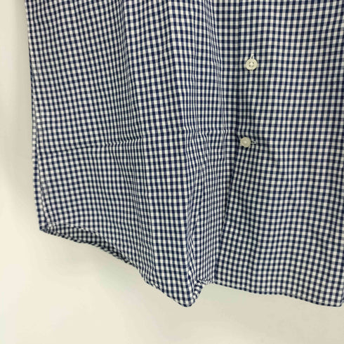 ヴァンヒューゼン VAN HEUSEN 長袖ギンガムチェックシャツ European Fit メンズ