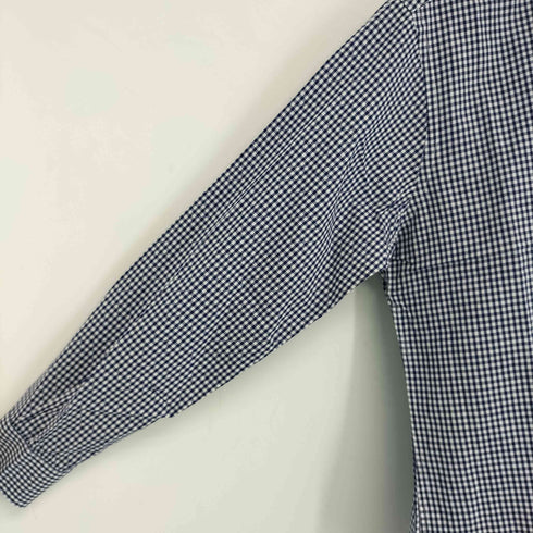 ヴァンヒューゼン VAN HEUSEN 長袖ギンガムチェックシャツ European Fit メンズ