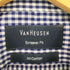 ヴァンヒューゼン VAN HEUSEN 長袖ギンガムチェックシャツ European Fit メンズ