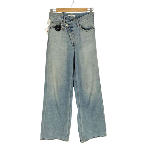 マウジー moussy CROSS WAIST WIDE STRAIGHT レディース 2