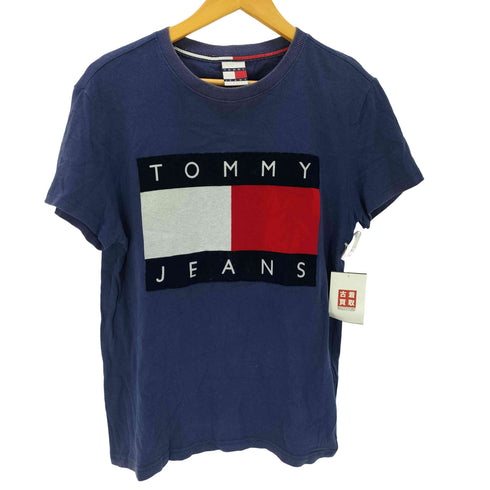 トミージーンズ tommy jeans ロゴTシャツ フェルト生地 メンズ JPN:S