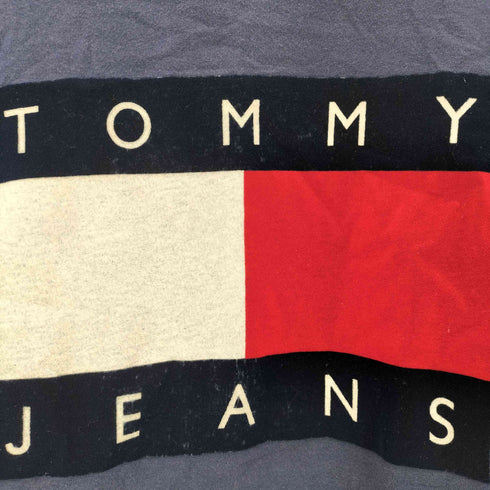 トミージーンズ tommy jeans ロゴTシャツ フェルト生地 メンズ JPN:S