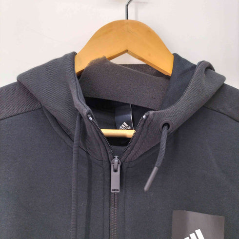 アディダス adidas Mhs Fz Sta Sports Hooded Knitted Jacket メンズ JPN:L