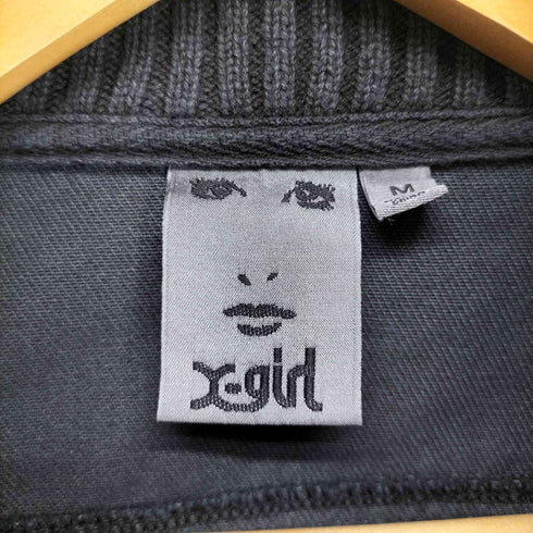 エックスガール X-girl 25SS RIB SLEEVE DENIM JACKET レディース JPN:M