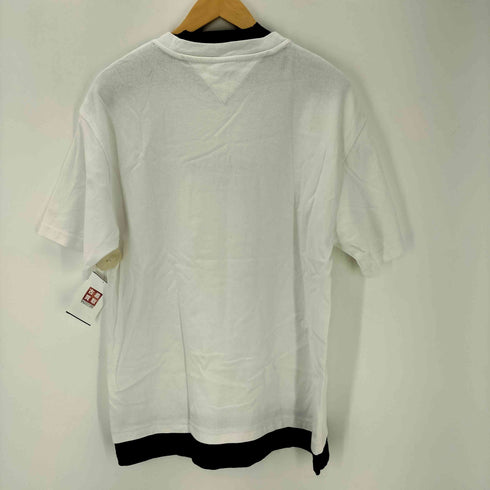 トミージーンズ tommy jeans ロゴ刺繍 レイヤードTシャツ メンズ JPN:M