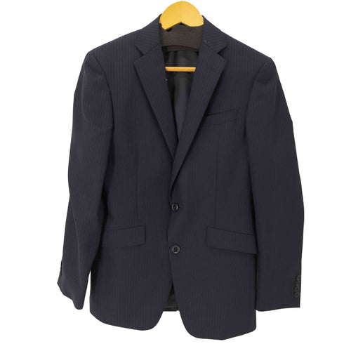 スーツカンパニー THE SUIT COMPANY ポリエステル ウール ストライプスーツセットアップ メンズ Y6