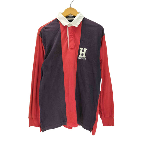トミーヒルフィガー TOMMY HILFIGER Hロゴ刺繍 ラガーシャツ メンズ JPN:M