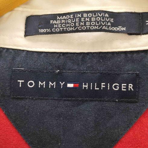 トミーヒルフィガー TOMMY HILFIGER Hロゴ刺繍 ラガーシャツ メンズ JPN:M