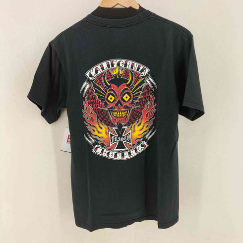 ヘインズ Hanes CALIFORNIA CHOPPERS バイクショップ プリント Tシャツ メンズ import:S
