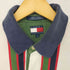 トミーヒルフィガー TOMMY HILFIGER エンブレム刺繍 ストライプS/Sポロシャツ メンズ JPN:L