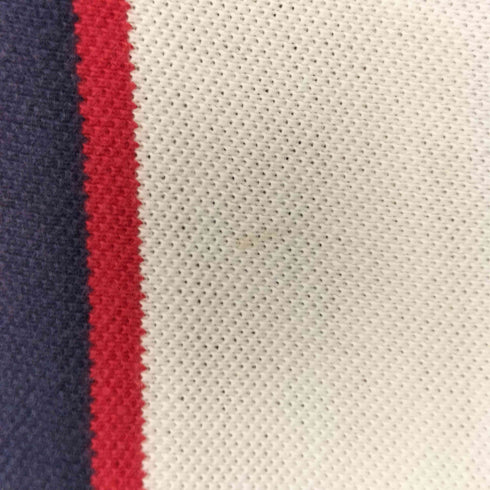 トミーヒルフィガー TOMMY HILFIGER エンブレム刺繍 ストライプS/Sポロシャツ メンズ JPN:L