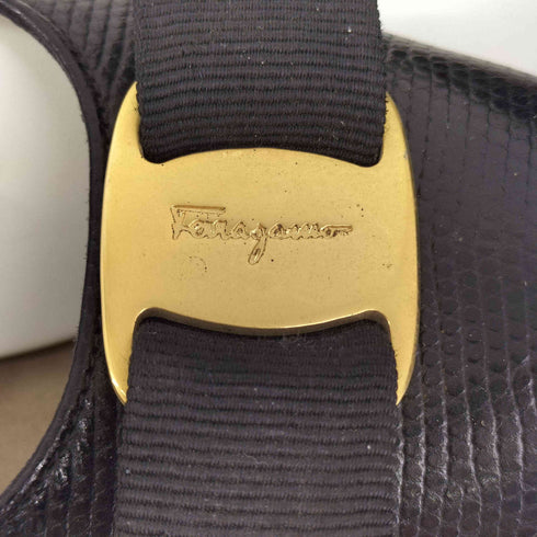 サルヴァトーレフェラガモ Salvatore Ferragamo ローヒールパンプス レディース