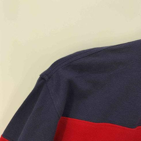 トミーヒルフィガー TOMMY HILFIGER エンブレム刺繍 マルチカラー S/Sポロシャツ メンズ JPN:XL