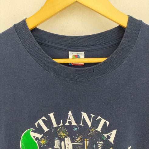 フルーツオブザルーム FRUIT OF THE LOOM 90s USA製 シングルステッチ MLB チームロゴ プリント Tシャツ メンズ import:L