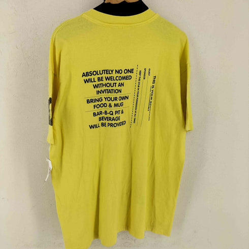 ヘインズ Hanes 90s USA製 シングルステッチ パーティー 両面プリント Tシャツ メンズ import:XL