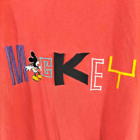 90s シングルステッチ キャラクター刺繍 Tシャツ メンズ import:L