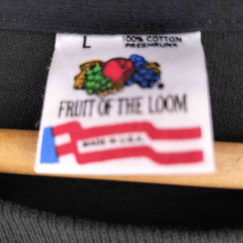 フルーツオブザルーム FRUIT OF THE LOOM 90s USA製 シングルステッチ 企業プリント Tシャツ メンズ import:L