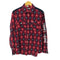 トミージーンズ tommy jeans 星柄 両フラップ チェックネルシャツ メンズ JPN:S