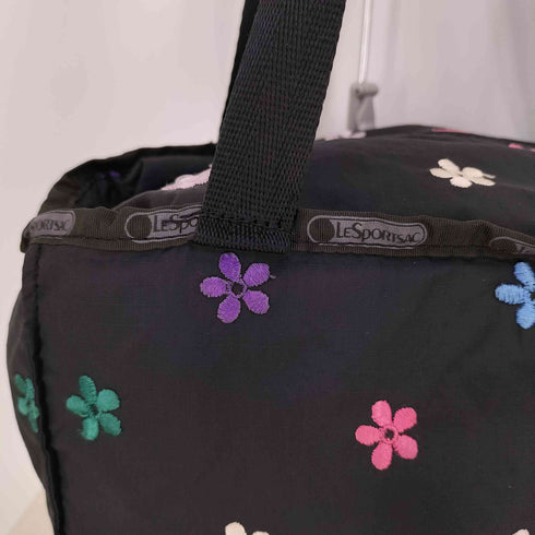 レスポートサック LeSportsac 花刺繍 ミニボストンバッグ トートバッグ レディース