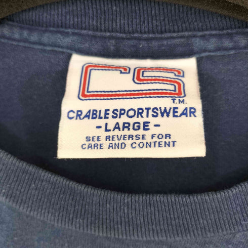 90S CRABLE SPORTSWEAR シングルステッチプリントTシャツ メンズ JPN:L