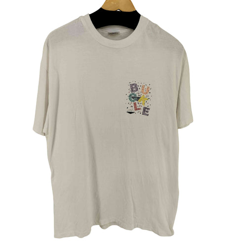 ヘインズ Hanes 90s USA製 シングルステッチ 両面プリント Tシャツ メンズ import:XL