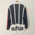 トミーヒルフィガー TOMMY HILFIGER ロゴ刺繍 ストライプラガーシャツ メンズ JPN:M